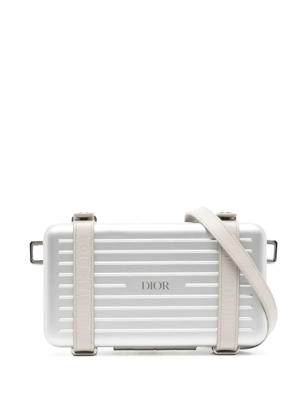 Pre-owned Dior X Rimowa Personal 手拿包（典藏款） In Silver