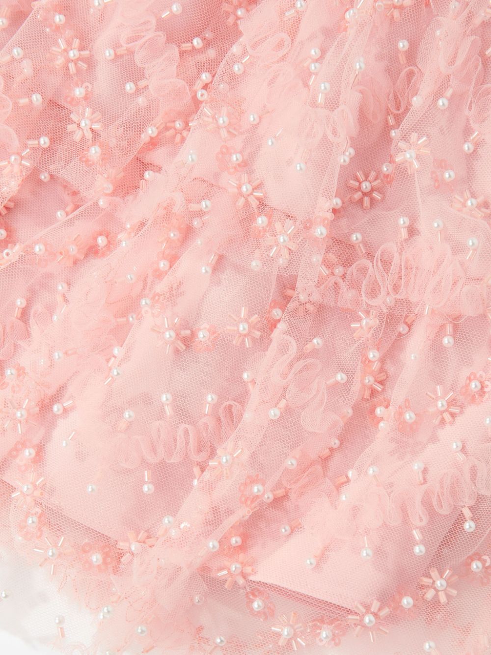 Shop Self-portrait Tiered Ruffled Dress In Pink