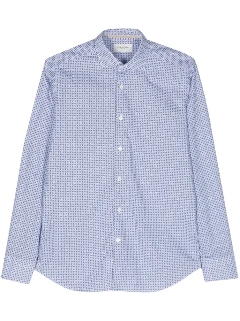 Tintoria Mattei geometric-print cotton shirt