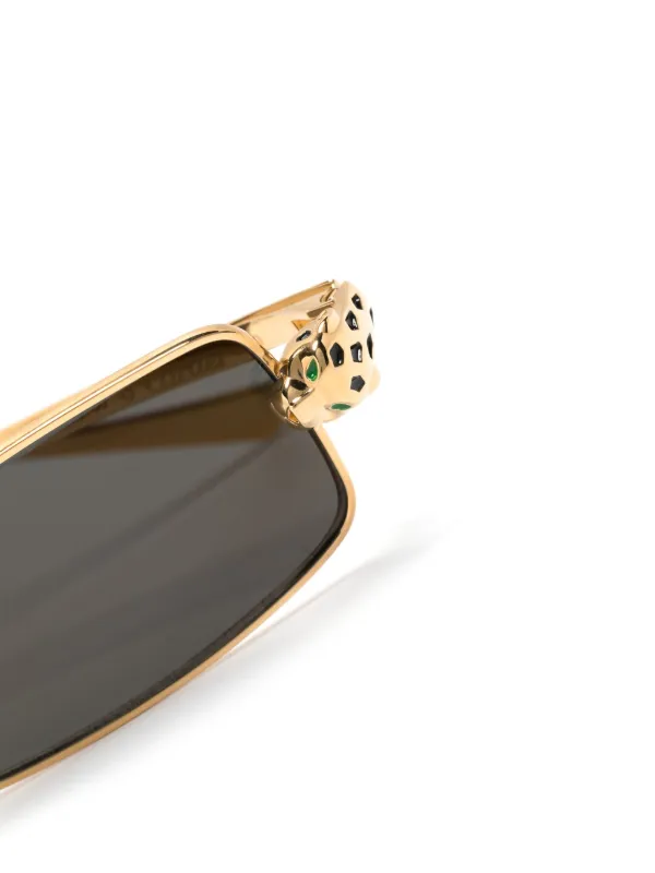 Cartier gold aviator sunglasses best sale