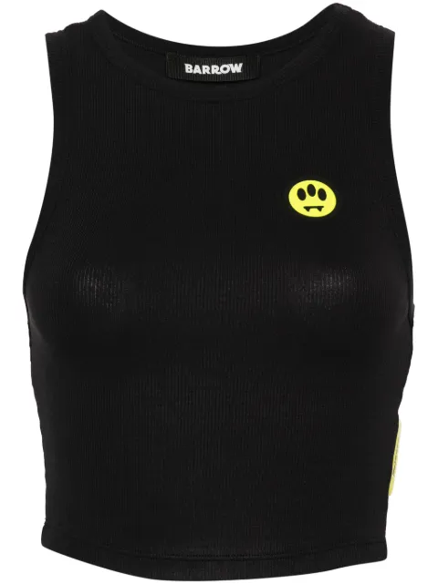BARROW logo-print cropped top 