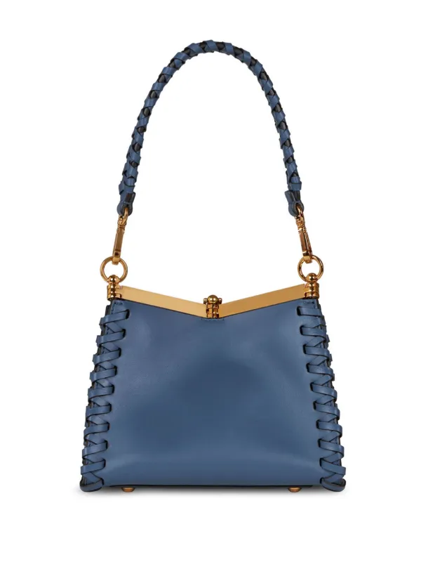 【関税込み】☆ETRO☆ VELA ミニ トートバッグ ショルダーバッグ ETRO Small Vela Shoulder Bag | Blue | FARFETCH