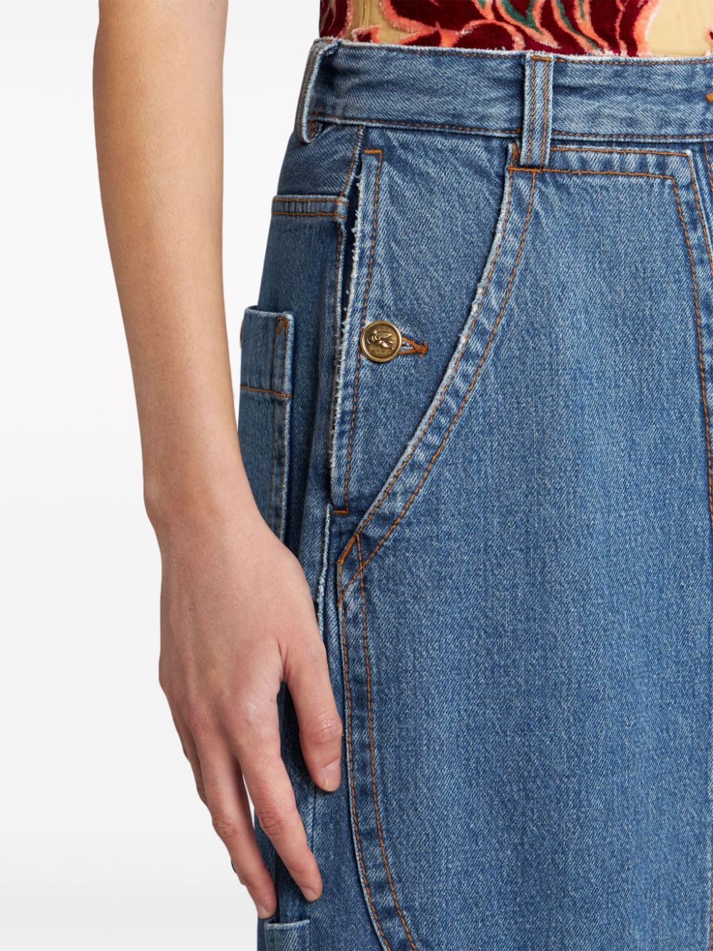 ETRO Jeans met wijde pijpen Blauw