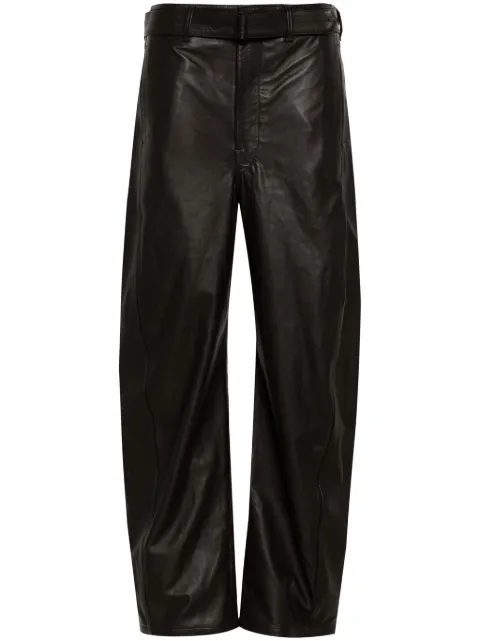 LEMAIRE pantalones anchos con tiro alto