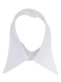 Maison Margiela oversized-pointed cotton collar - White