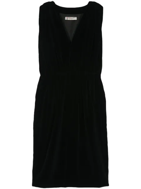 Saint Laurent Pre-Owned 1970s velvet midi dress 