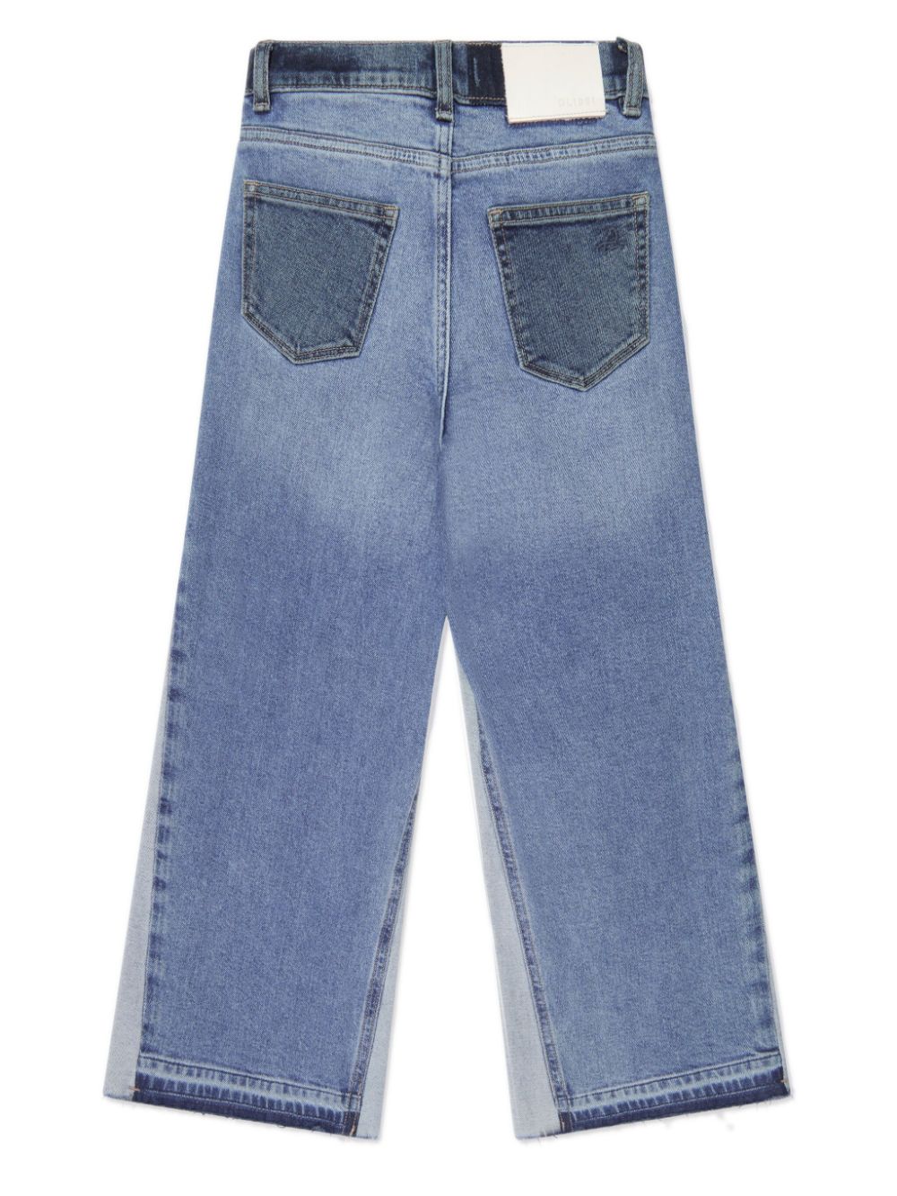 Shop Dl1961 Lily Wide-leg Jeans In Blue