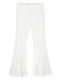 Miss Blumarine tailored flared trousers - White