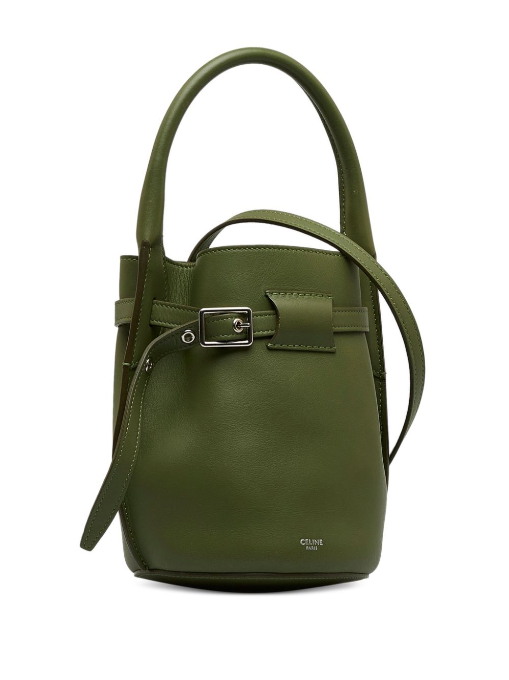 celine green bucket bag