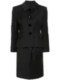Christian Dior Pre-Owned 1990s wool skirt suit - Grey