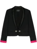 CHANEL Pre-Owned 2012 boucle tweed jacket - Black