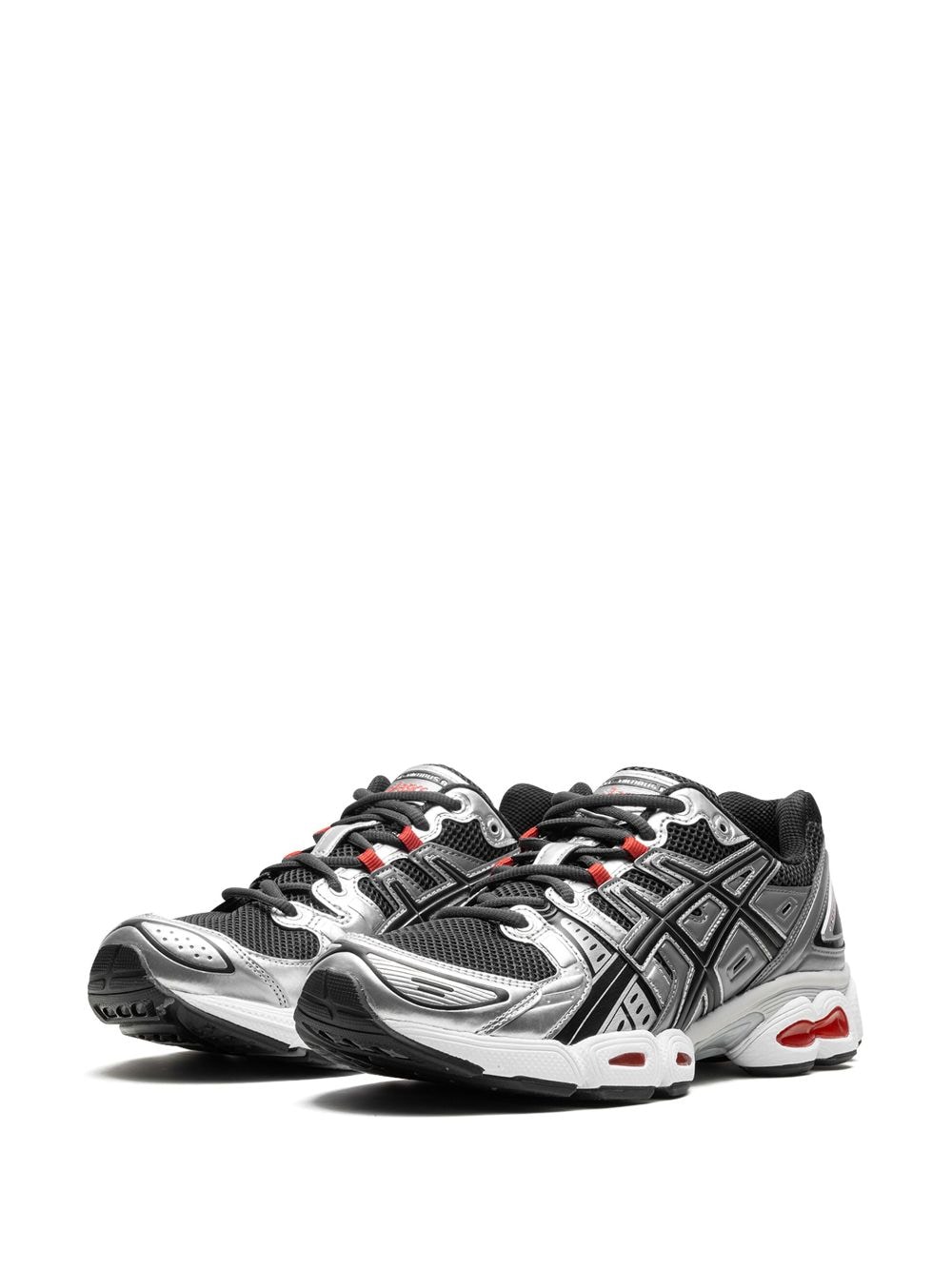 Shop Asics Gel-nimbus 9 "graphite Grey/pure Silver" Sneakers