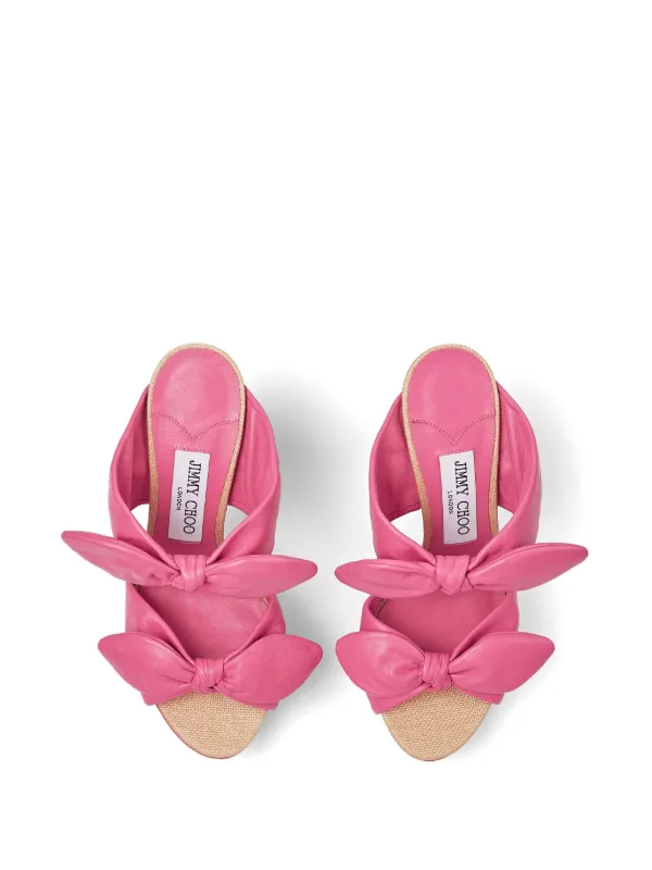 Jimmy Choo Rua 120mm Platform Mules | Pink | FARFETCH