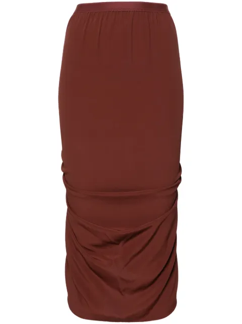 Rick Owens Drapierter Shrimp Midirock
