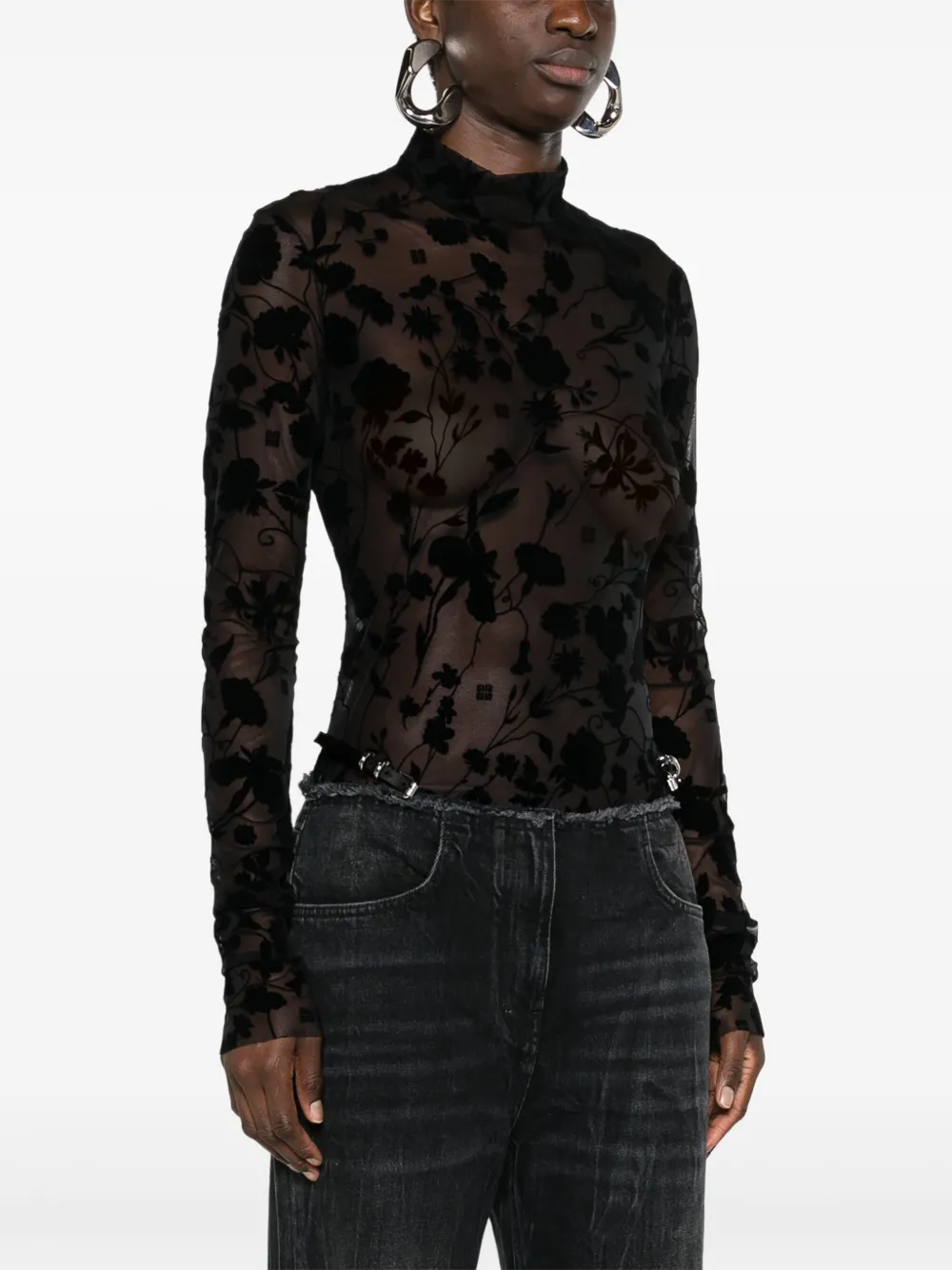 Givenchy Mesh body Zwart