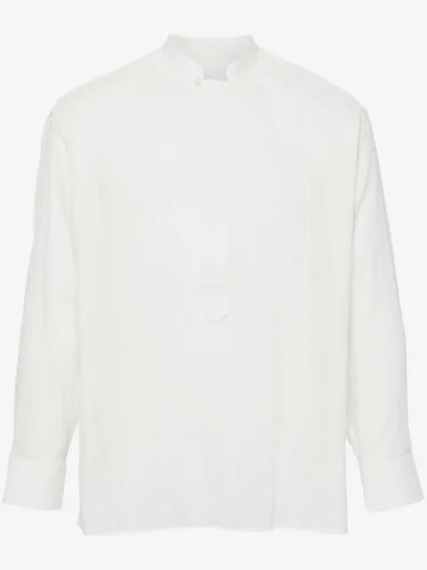 Lardini camisa con rayas estampadas