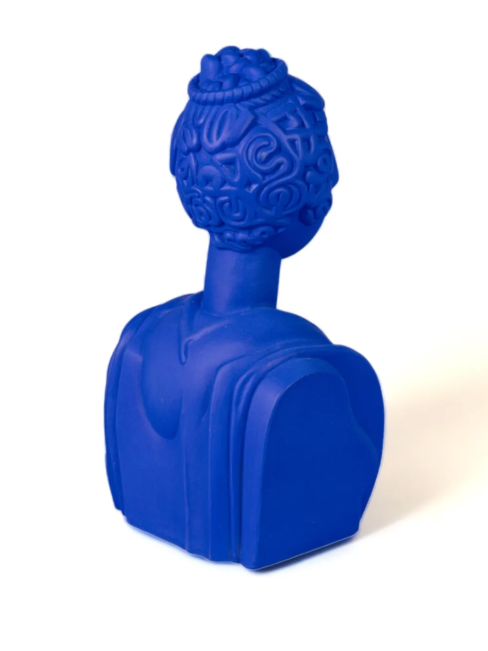 Seletti "poppea" Bust In Terracotta In Blue