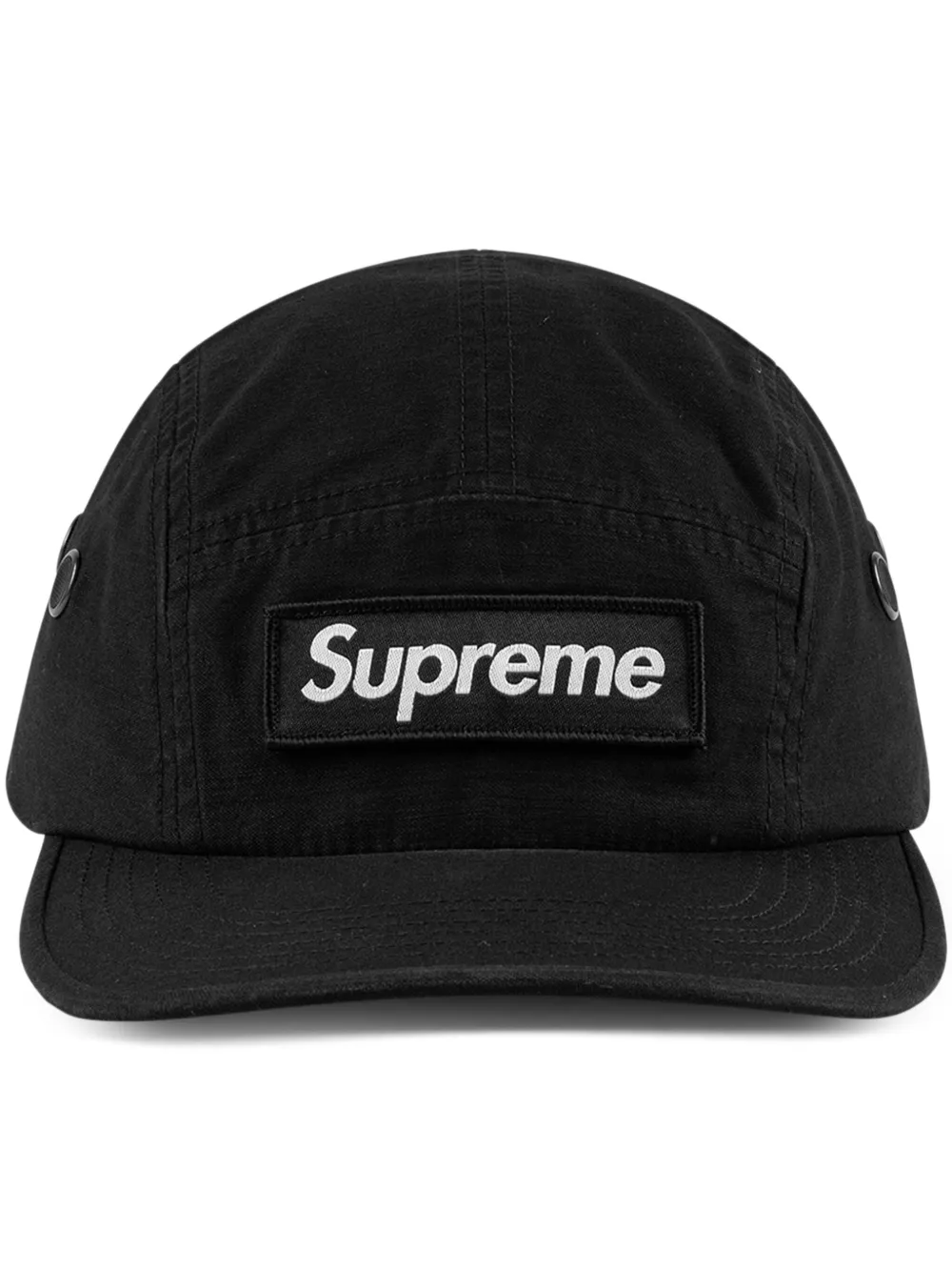 Supreme Honkbalpet met logo Zwart