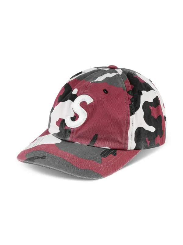 Buy Supreme Pigment Print S Logo 6-Panel 'Red' - FW23H108