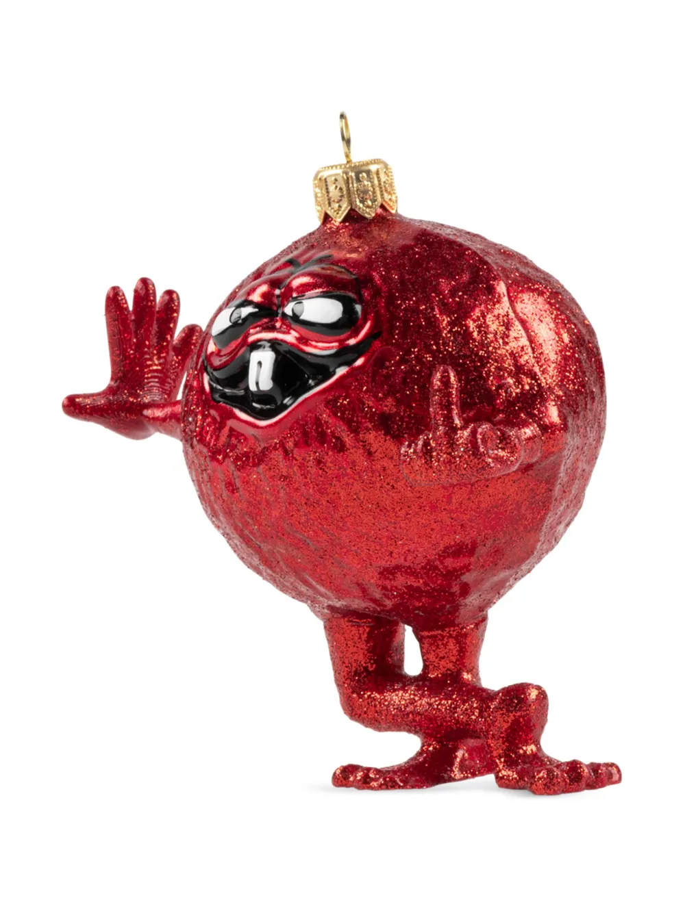 Shop Supreme Camacho Glass Ornament In Red