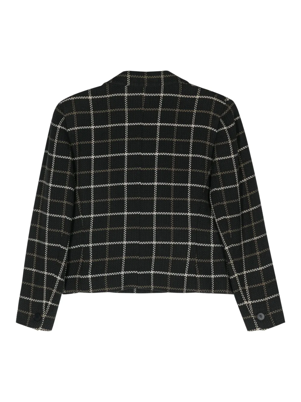 Christian Dior Pre-Owned chamarra con motivo de cuadros 1990 | Image 2