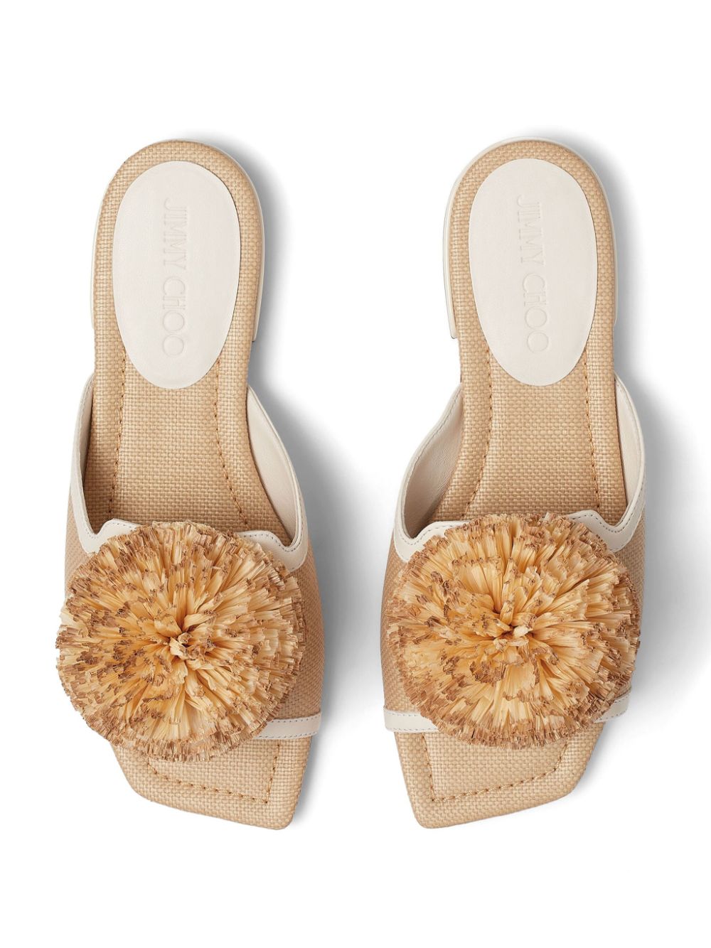 Jimmy Choo Nako pompom mules Women