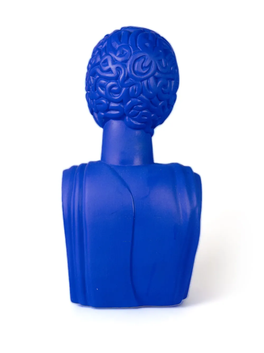 Seletti "man" Bust In Terracotta In Blue