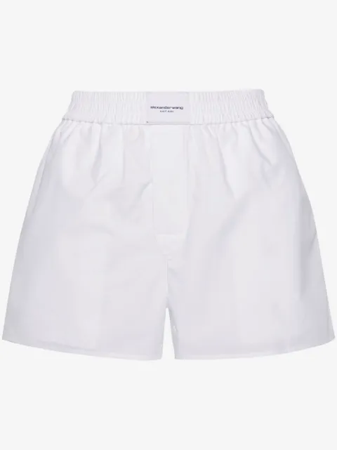 Alexander Wang bóxer con parche del logo