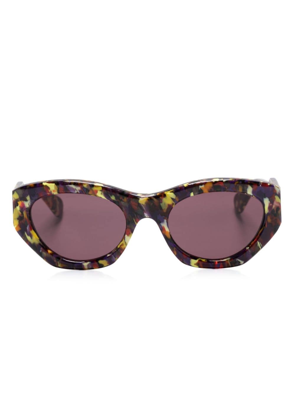 Chloé Eyewear Gayia zonnebril met cat-eye montuur Geel