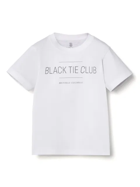 Brunello Cucinelli Kids graphic-print cotton T-shirt