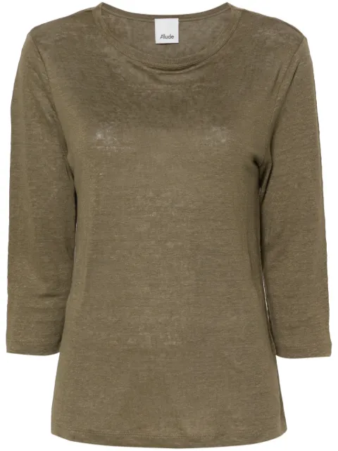 Allude ボートネック プルオーバー