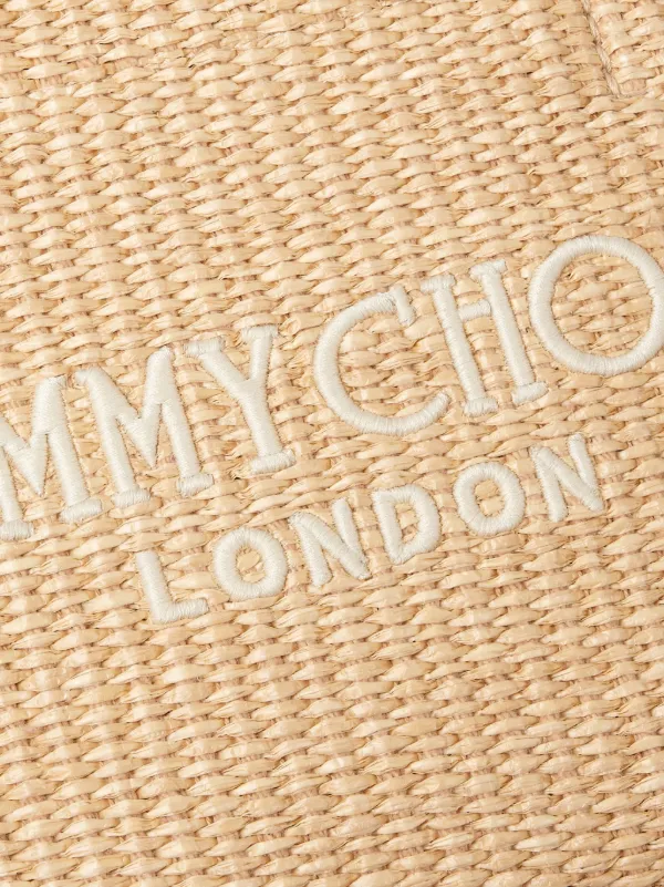 Jimmy Choo ロゴ ビーチバッグ ミニ | ニュートラル | FARFETCH JP