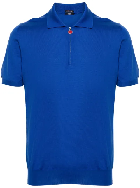 Kiton playera tipo polo con cierre