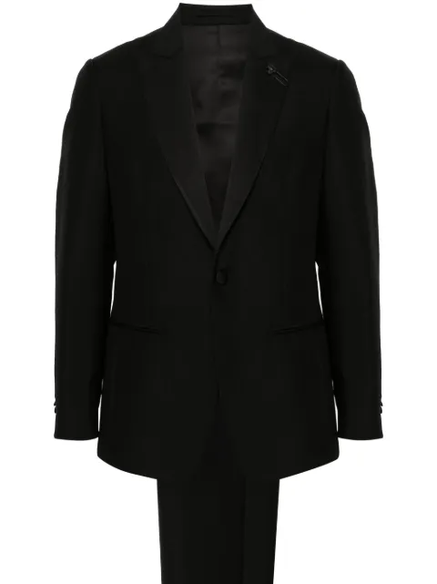 Lardini traje con botones y solapas de pico