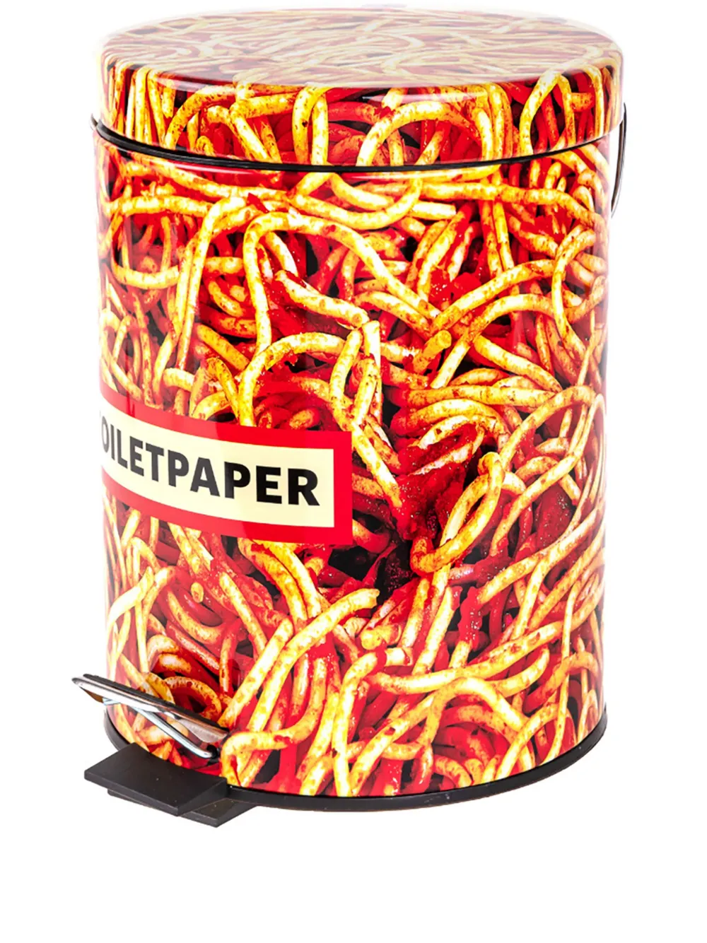 Seletti small Toiletpaper Home trash bin | Red | Image 1