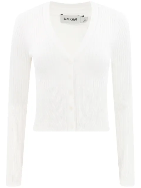 Simkhai cárdigan tejido de canalé Ailany