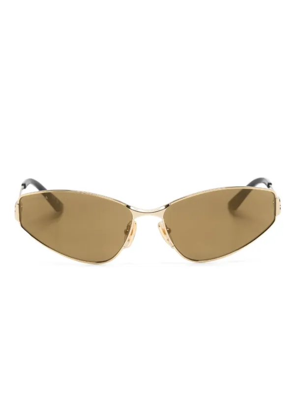 Cat eye metal sunglasses best sale