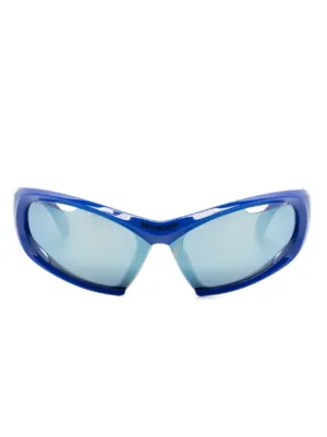 Balenciaga Eyewear Xpander キャットアイ サングラス | ブルー