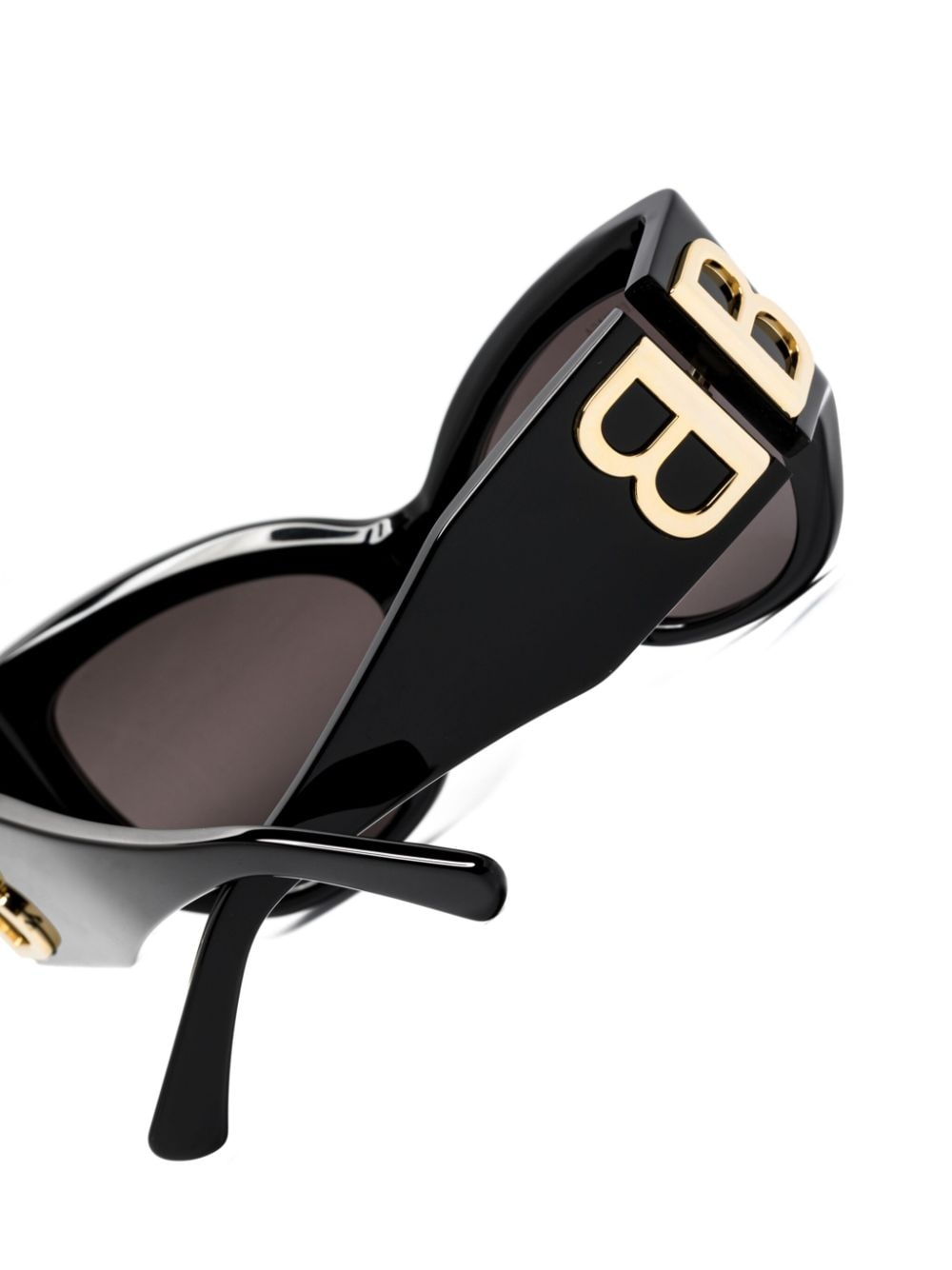 Balenciaga Eyewear Zonnebril met cat-eye montuur en logoplakkaat Zwart