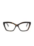 Balenciaga Eyewear cat-eye glasses - Brown