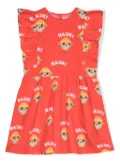 Mini Rodini Hajk!-print mini dress - Red