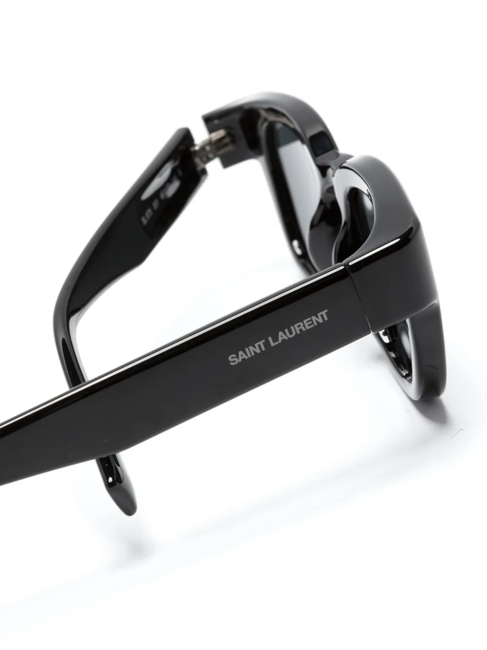 Saint Laurent Eyewear 675 zonnebril met vierkant montuur Zwart