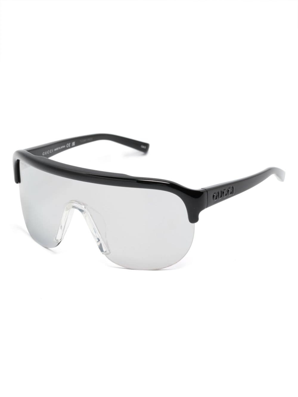 Gucci Eyewear GG1645S zonnebril met oversized montuur - Zwart