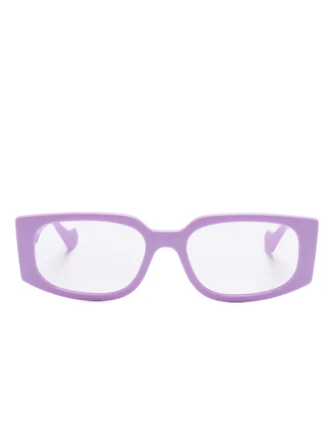 Gucci Eyewear Double G rectangle-frame sunglasses