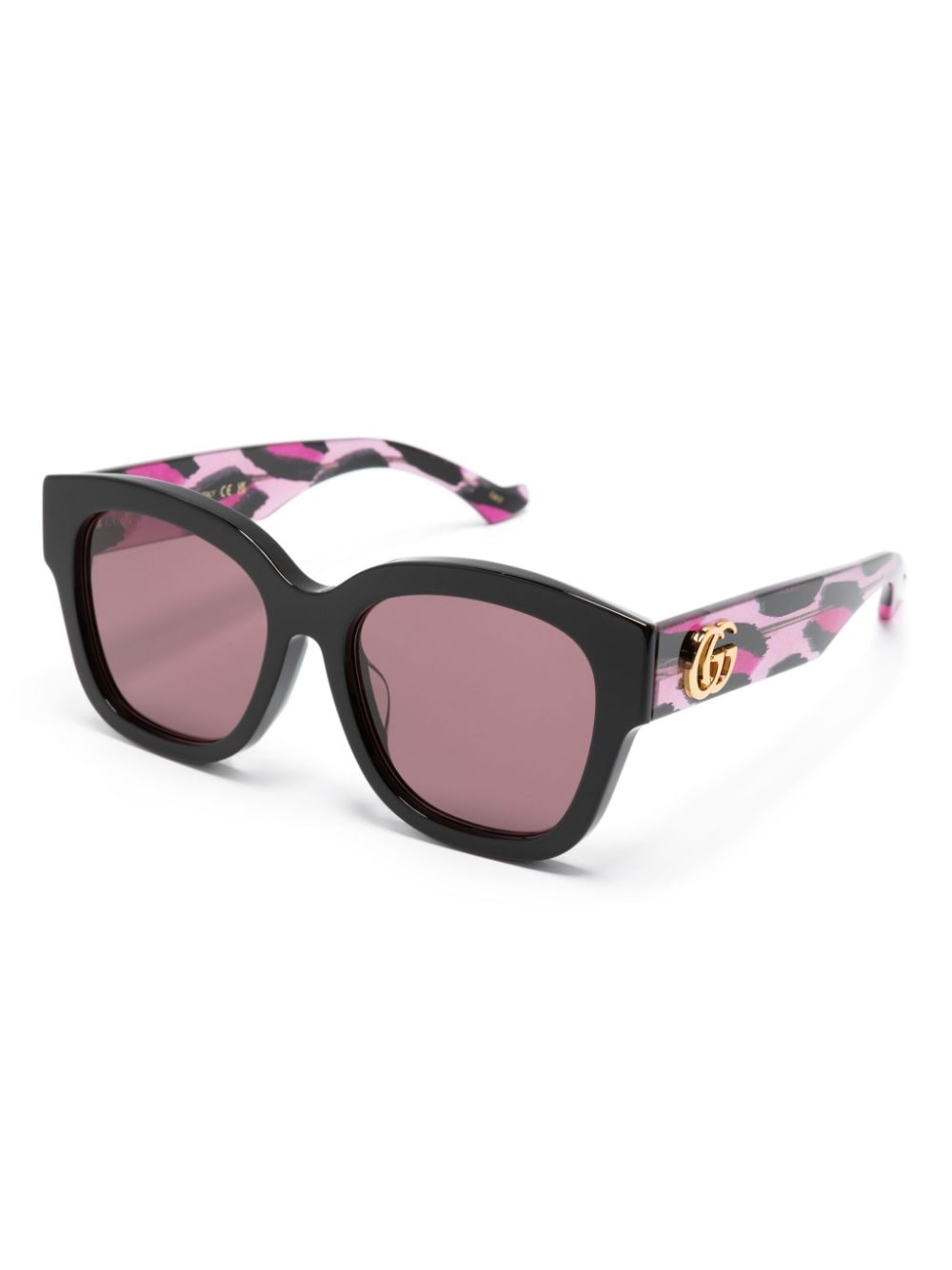 Gucci Eyewear GG square-frame sunglasses - Zwart