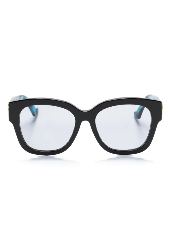 GUCCI ブラック バタフライフレーム サングラス Gucci Eyewear バタフライフレーム サングラス | ブラック