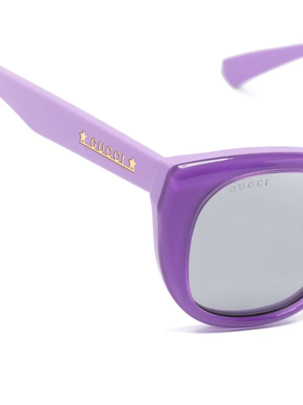 Gucci Eyewear キャットアイ サングラス | パープル | FARFETCH JP
