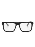 Gucci Eyewear logo-engraved square-frame glasses - Black
