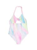 Billieblush abstract-print swimsuit - White