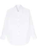 Merci spread-collar poplin shirt - White